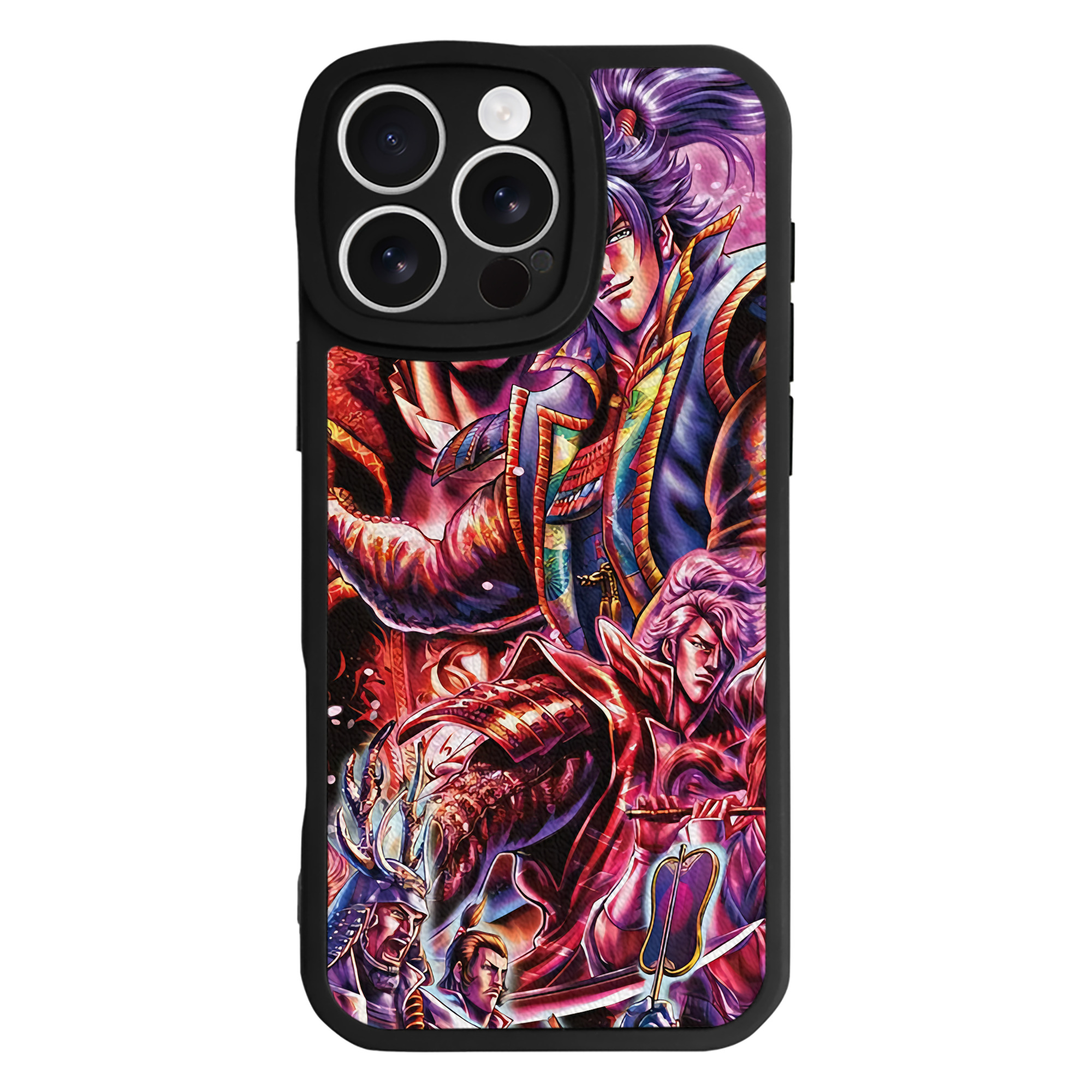 （画像用） 北斗の拳 Fist of the North Star 【iPhone 16シリーズ対応】シリコンスマホケース（レザー調） 材質：シリコン